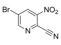 5-溴-2-氰基-3-硝基吡啶，98% (HPLC)